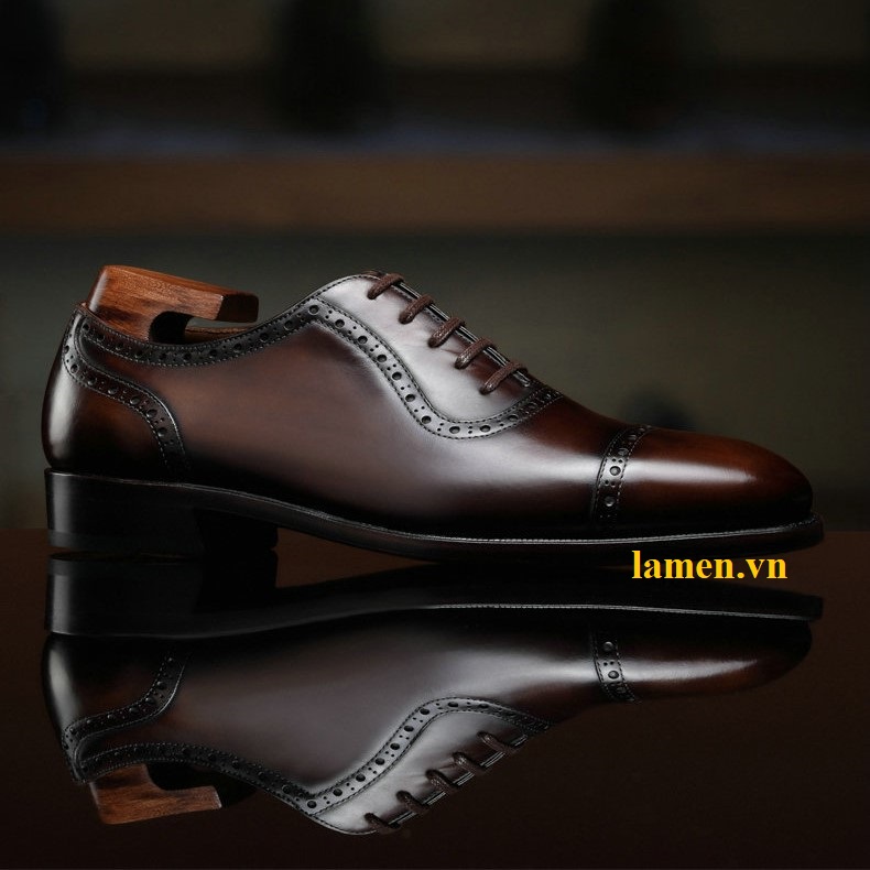 Giày Tây Nam Oxford Cap Toe T02102