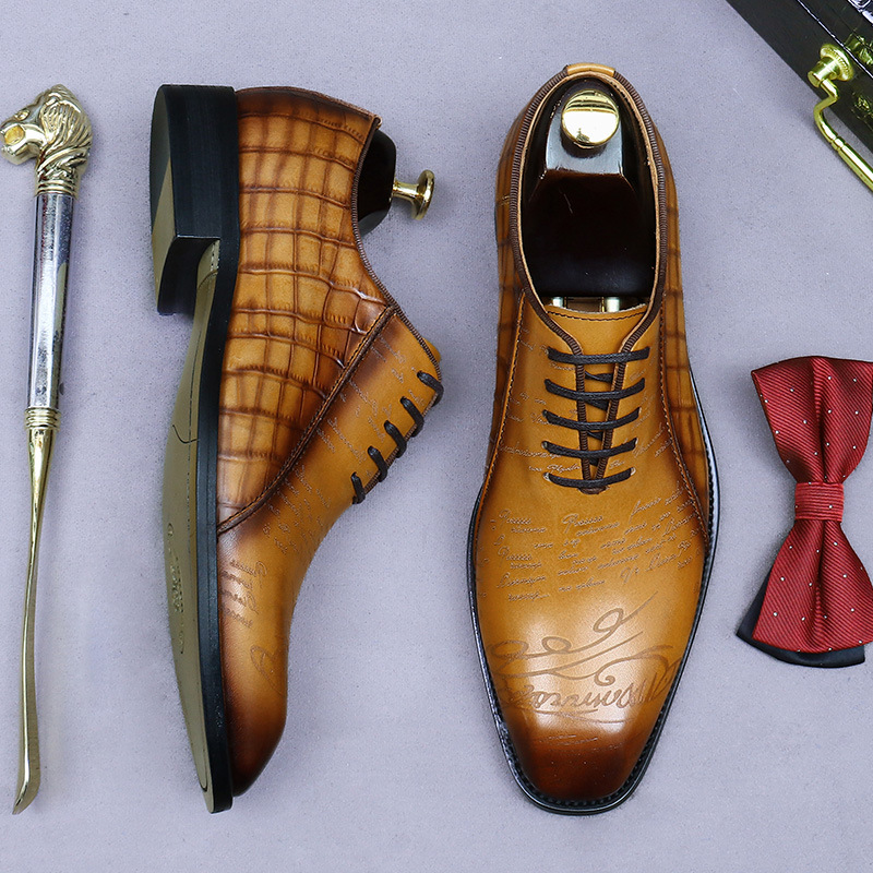 Giày tây nam Oxford Wholecut ASTON 68870