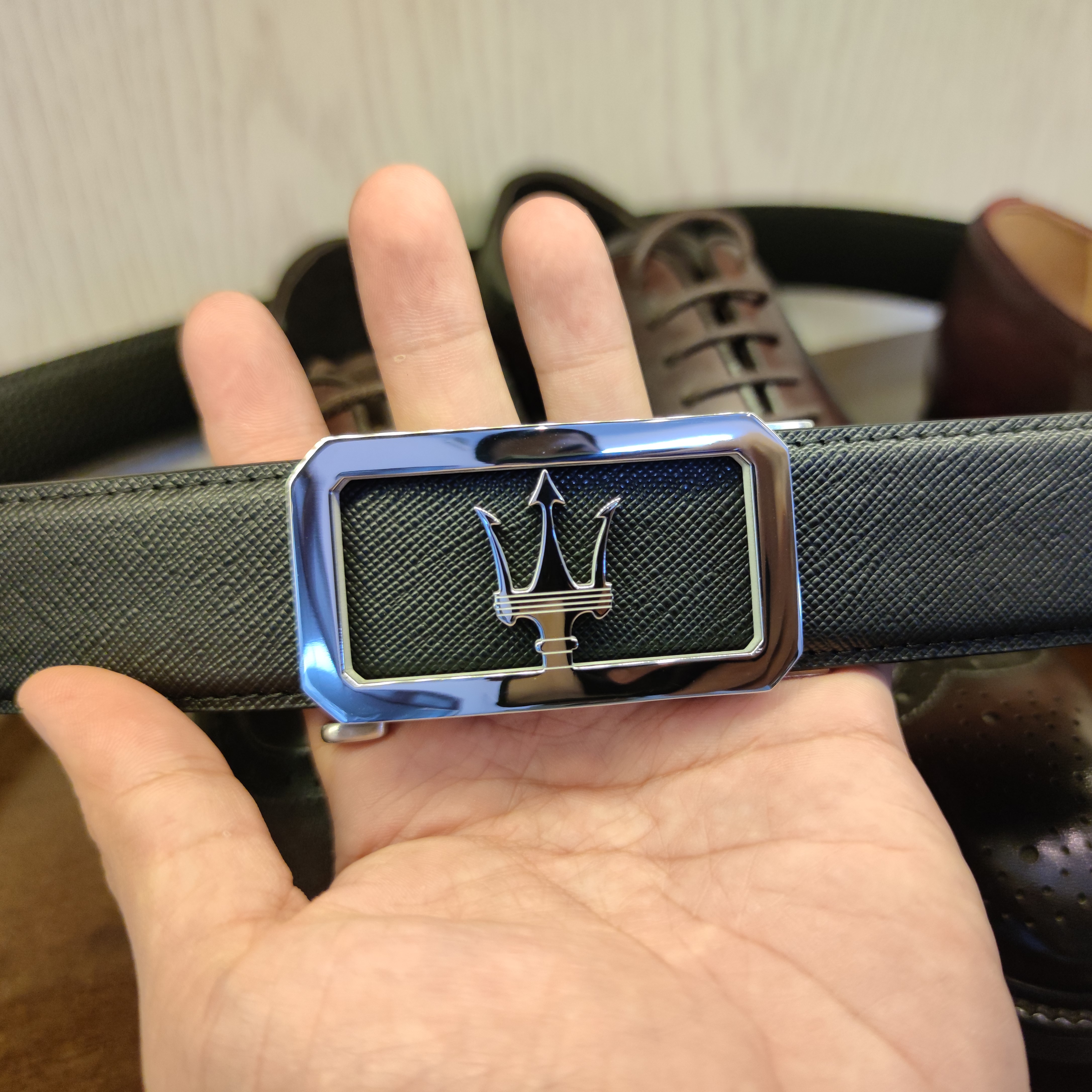 Thắt Lưng Nam Công Sở Maserati Cao Cấp